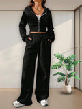 Plain 2 Piece Zipper Tracksuit