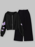 Butterfly Zipper Tracksuit