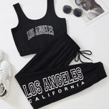 Los Angeles Black Summer Tracksuit