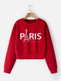 Paris Crop Sweatshirt