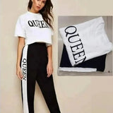 Queen 2 Piece Summer Tracksuit