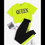 Queen 2 Piece Summer Tracksuit